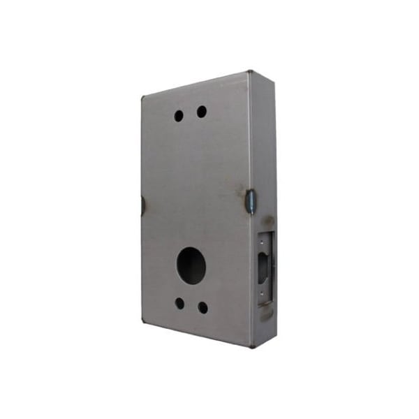 Gate Stop For Mounting Keyless Lock On Gate Steel